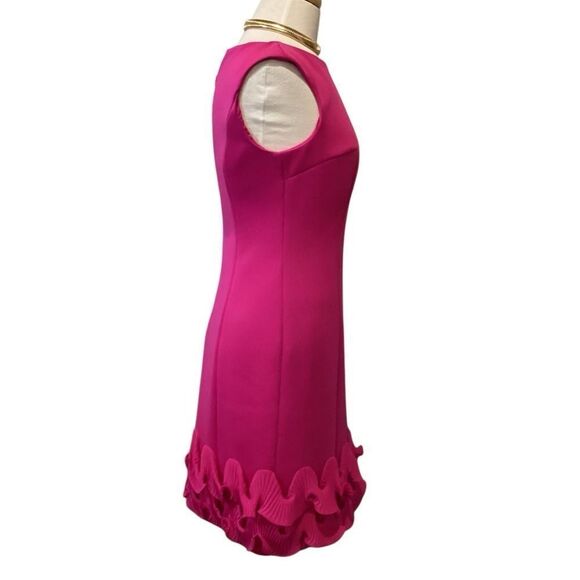 Eliza J Fuchsia Sheath Lined Dress Sz 6 - Picture 10 of 12